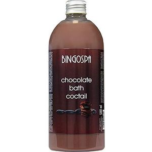 BINGOSPA Chocolade schuimbad voor ontspanning en ontspanning, tegen stress en moeheid, 500 ml