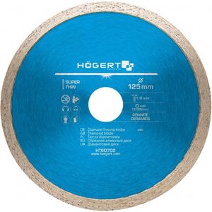 Diamantschijf - 125 х 1,6 х 22,2 mm