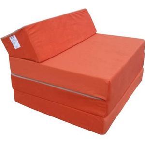 Futon fauteuil opvouwbaar - 200 cm lengte - verschillende kleuren (Merk: Matras)