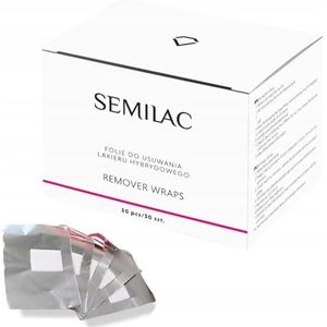 Semilac - Remover Wraps - Nagellakremover - 50 st
