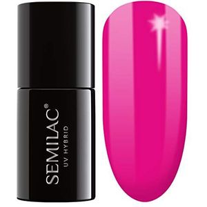 Semilac - Robijnrode Nagellak - Fuchsia - Lange Duurzame Manicure