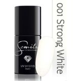 Semilac - 001 Strong White - Nagellak - Wit - 7 ml