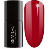 Semilac Hybride UV Nagellak | Rode Tint | 027 Intense Red | 7 ml | Langdurige en Efficiënte Lak | Perfect voor thuis en Professionele Manicure en Pedicure