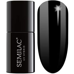 Semilac - Black Diamond - Nagellak - Zwart - 7 ml