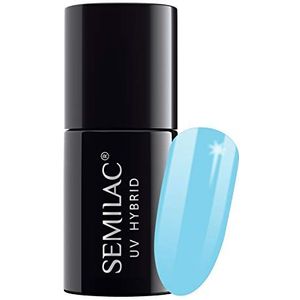 Semilac Gel nagellak, semi-permanent, UV 044 Intense Blue, 7 ml