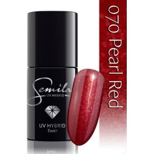 Semilac Nagellak, semi-permanent, 070 Pearl Red, 7 ml