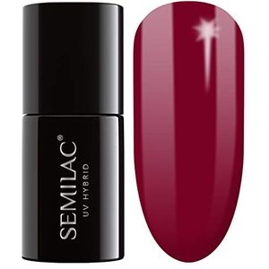 Semilac UV Hybrid Hottie Gel Nagellak Tint 071 Deep Red 7 ml