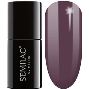Semilac Nagellak, semi-permanent, UV, 075 Stylish Brown, 7 ml