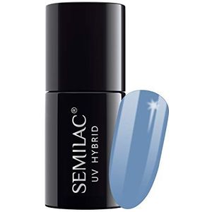 Semilac UV nagellak 084 Denim Blue 7 ml collectie Ocean Dream