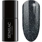 Semilac UV Hybrid Black & White Gel Nagellak Tint 096 Starlight Night 7 ml