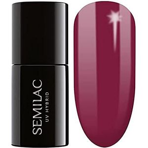 Semilac - Gelnagellak - Wijnkleur - Veganistisch - Dierproefvrij