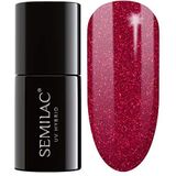 SEMILAC - Gelnagellak 181 Spicy Salsa - Volledige Dekking - Soak Off - LED/UV Nagellamp - Langdurige Manicure en Pedicure tot 3 Weken