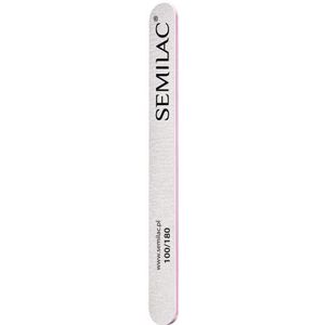 Semilac - Straight Nail File - Nagelvijl - 100/180 - Dubbelwerkend