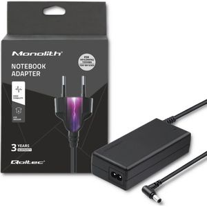 Qoltec - 50079.75W - Voeding voor Notebooks - Zwart - 75W