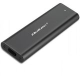 Qoltec - 50312 - Harddisk Behuizing - Zwart - Aluminium - M.2 2230