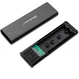 Qoltec - 50312 - Harddisk Behuizing - Zwart - Aluminium - M.2 2230