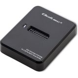 Qoltec 50313 behuizing voor opslagstations SDD-behuizing Zwart M.2