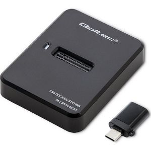 Qoltec Dockingstation SSD M.2 SATA| NGFF | USB 3.1.