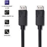 DisplayPort-kabel - Zwart - 1,5 Meter - DP v1.2 - 5K Ondersteuning