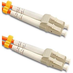 Qoltec Optic Patchcord LC-LC | Multimode | 50/125U | OM2 | Duplex | 1m