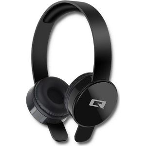 Qoltec 50817 Koptelefoon - Draadgebonden - Zwart - Over-ear
