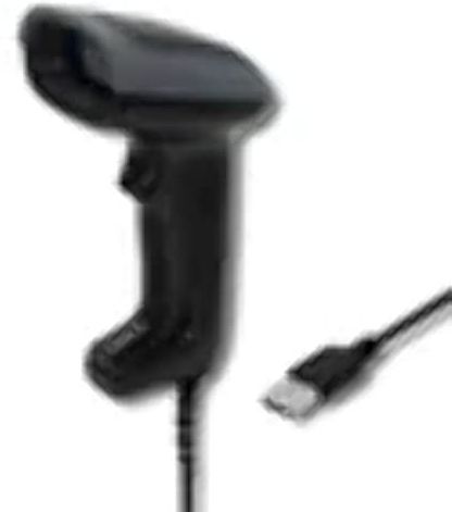 Qoltec - 50863 Barcode Scanner - Zwart - USB - 1D/2D Codes