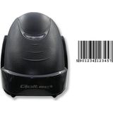 Qoltec - Laserscanner 1D - USB - Zwart - Bedraad - Laser