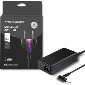 Qoltec - 51503.40W - Notebook Voeding - Zwart - 40 W - 19 V