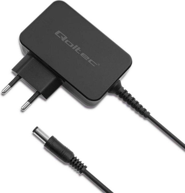 Qoltec - 51736 - Power Adapter - Zwart - 30 W