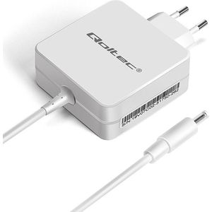 Qoltec 51751 - Notebook - Binnen - 220 - 240 V - 50 - 60 Hz - 65 W - 19 V (65 W), Voeding voor notebooks, Zwart