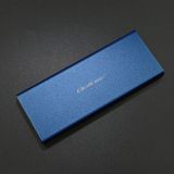 Qoltec - Aluminium Behuizing - Harddisk Behuizing - Blauw - Aluminium