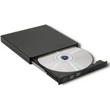 Qoltec 51858 Externe dvd-rw-recorder | USB 2.0 | Zwart