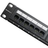 Qoltec Patch paneel RACK 24 ports, cat.6 UTP
