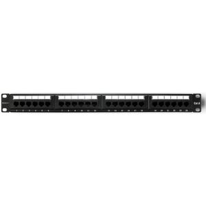 Qoltec - Patch Paneel - RACK 24 Ports - Cat.5e UTP