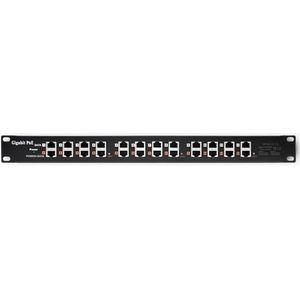 Patchpanel - 12 Aansluitingen - Zwart - Voor Power over Ethernet