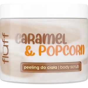 Fluff - Body Scrub - Caramel & Popcorn - 160 ml - Veganistisch