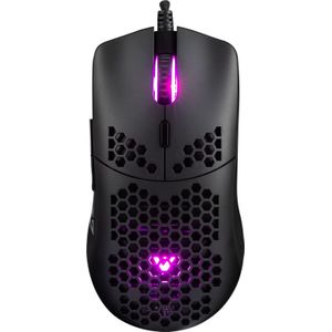 Modecom - Volcano Shinobi 3360 - Muis - Zwart - Optisch - Bedraad - 12000 DPI