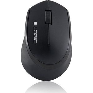 Logic - LM-2A - Draadloze Muis - Zwart - Optisch - 1200 dpi
