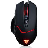 Modecom - Gaming Mouse Volcano MC-GMX4 - Zwart - Rood - 7200 DPI - 8 Knoppen