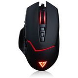 Modecom - Gaming Mouse Volcano MC-GMX4 - Zwart - Rood - 7200 DPI - 8 Knoppen