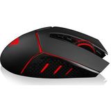 Modecom - Gaming Mouse Volcano MC-GMX4 - Zwart - Rood - 7200 DPI - 8 Knoppen