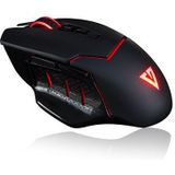 Modecom - Gaming Mouse Volcano MC-GMX4 - Zwart - Rood - 7200 DPI - 8 Knoppen