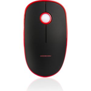 Modecom - WRM113 - Draadloze Muis - Rood - Zwart