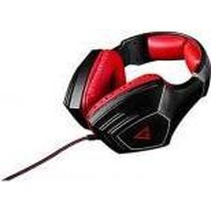 Modecom Vulkaanwoede (Bedraad), Gaming headset, Zwart, Rood