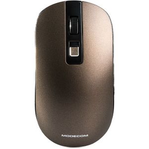 Modecom - MC-WM101 - Muis - Bruin - Draadloos - Kunststof en Aluminium