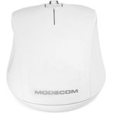 Modecom M-MC-0M10-200 MC-M10 WHITE ERGONOMIC WIRED OPTICAL MOUSE [USB, 1000 DPI, 2-button, Wheel]