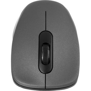 Modecom - MC-WM10S - Muis - Zwart - Draadloze Optische - 1600 DPI