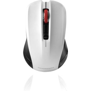 Modecom - MC-WM9.1 - Draadloze Muis - Wit - Ergonomisch Ontwerp