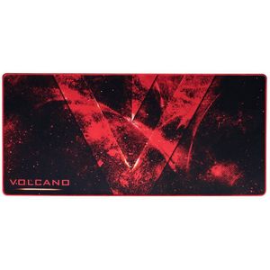 Modecom - Volcano Erebus - Muismat - Zwart - Rood - Rubbermateriaal