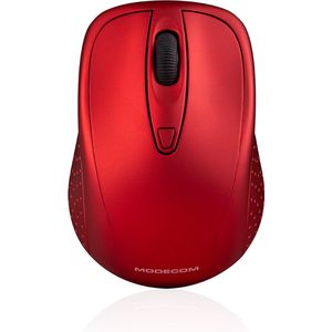 Modecom - MC-WM4.1 - Draadloze Muis - Rood - Optische Sensor - 800/1200/1600 DPI